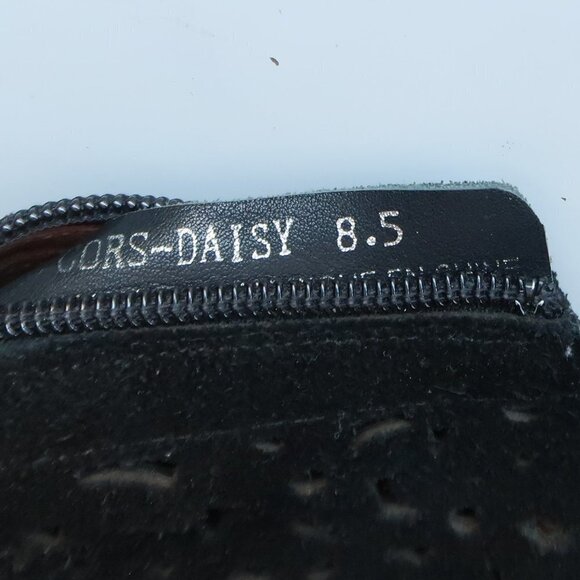 Jeffrey Campbell Black Suede Leather Block Heel Lace-up Sandals Bootie Shoes 8.5 - Picture 8 of 15